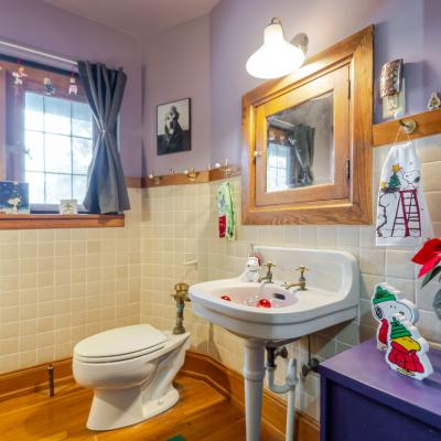 Decorated bathroom